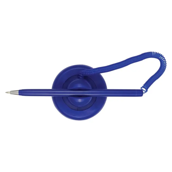 Ручка на підставці пластикова Синий 8708-05