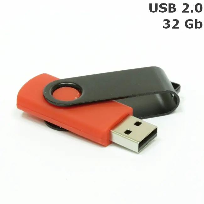 Флешка 'Twister' 32 Gb USB 2.0 Черный Красный 8692-31
