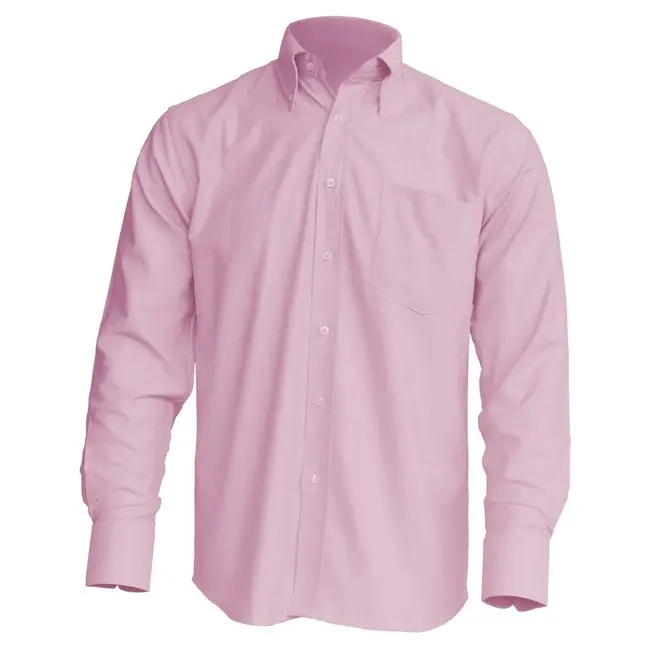 Рубашка 'JHK' 'CASUAL & BUSINESs SHIRT' OXFORD PINK Розовый 1612-01
