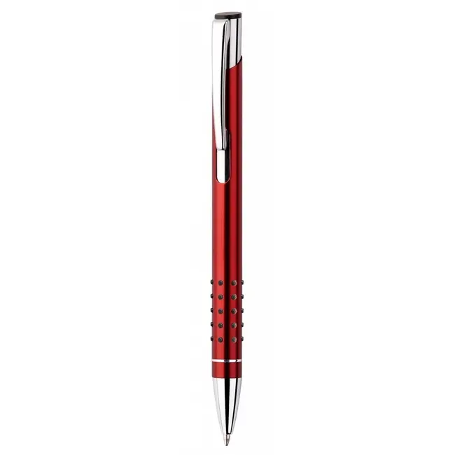 Ручка металева Серебристый Красный Черный 5673-05