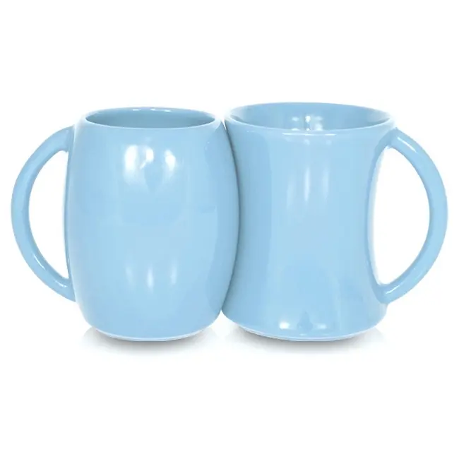 Набір з двох чашок El Paso керамічний 350 / 400 мл Голубой 1748-09