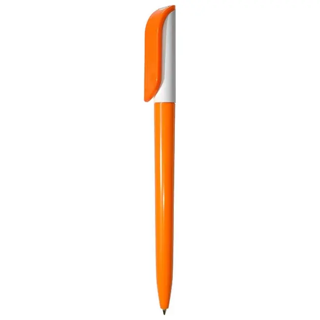 Ручка Uson пластикова з поворотним механізмом Оранжевый Белый 3925-34