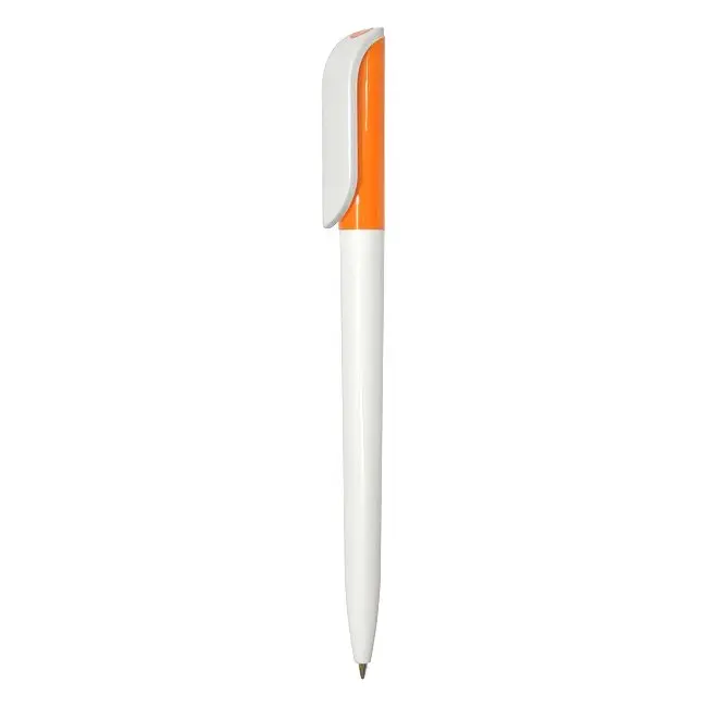 Ручка Uson пластикова Белый Оранжевый 3925-10