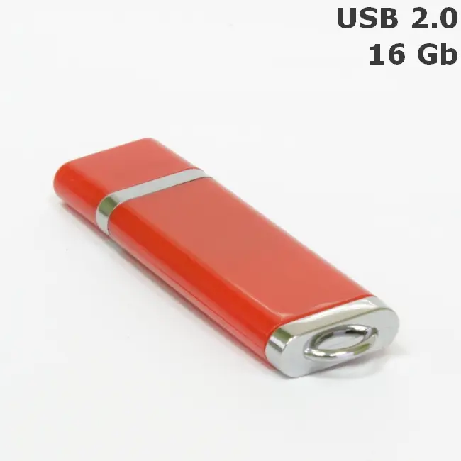 Флешка 'Lighter' 16 Gb USB 2.0 Красный Серебристый 3676-05