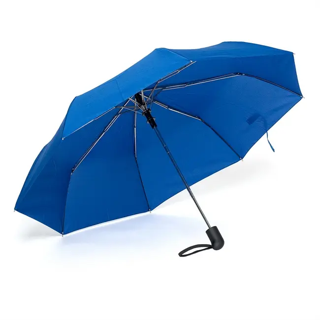 Зонт складной полуавтомат Синий 13655-03