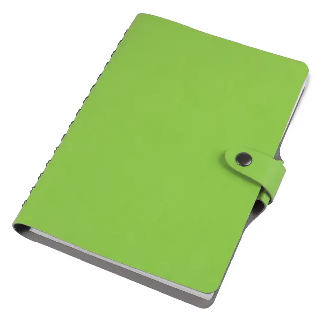 Блокнот А5 'Twiddle' Vivella лайм - cерый 140 листов Зеленый Серый 30054-08