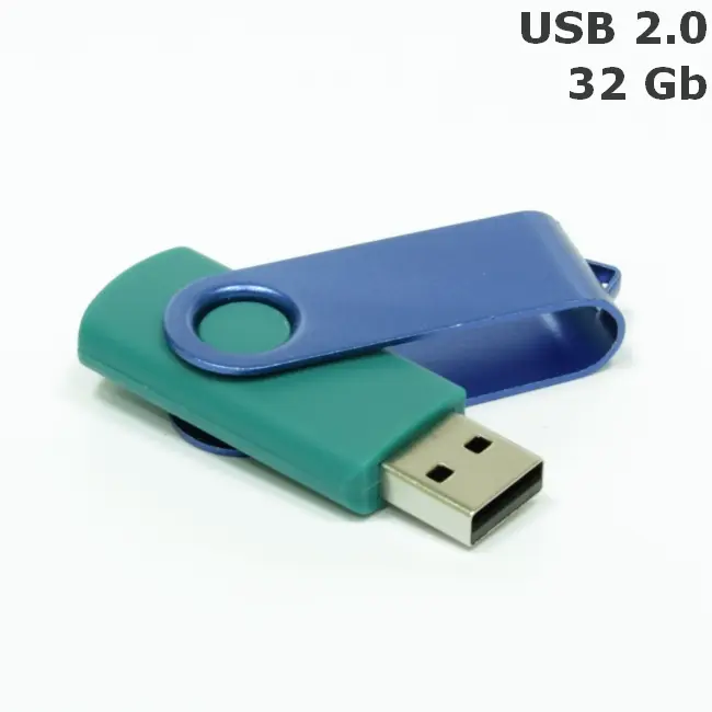 Флешка 'Twister' 32 Gb USB 2.0 Синий Зеленый 8692-70