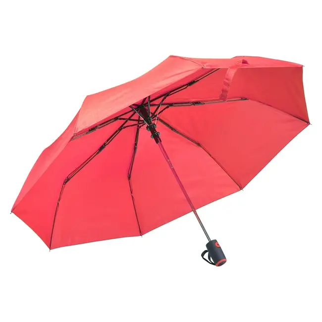 Зонт складной полуавтомат Красный 10067-02