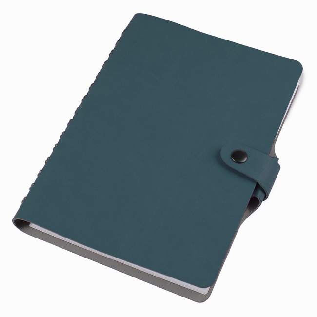 Блокнот А5 'Twiddle Custom' Vivella сине-зеленый - cерый 140 листов