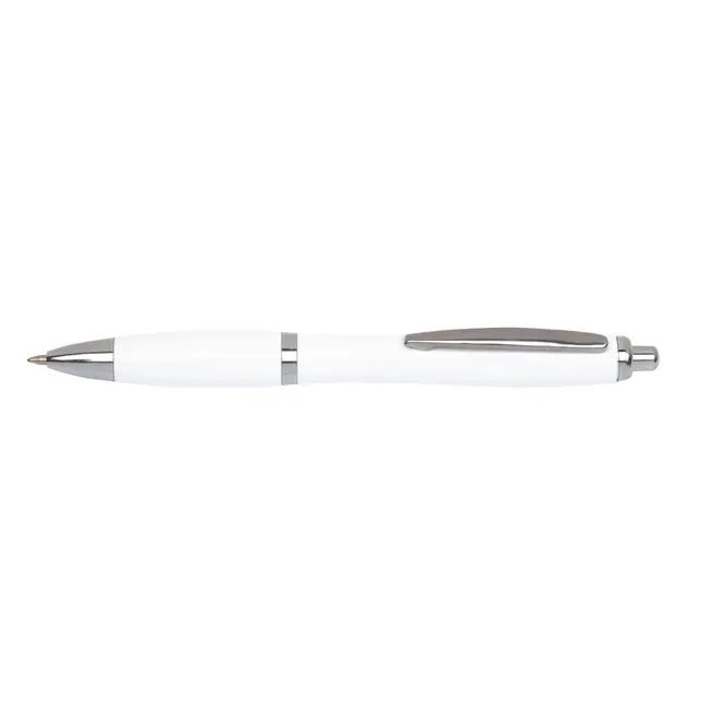 Ручка пластиковая Серебристый Белый 2787-17