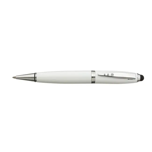 Ручка стилус металева Серебристый Белый 3168-01