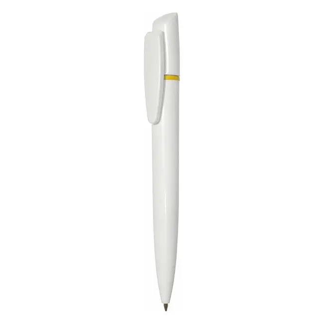 Ручка Uson пластикова Белый Желтый 3922-02