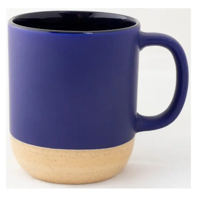 Чашка керамическая 400мл Темно-синий Древесный Черный 12412-03