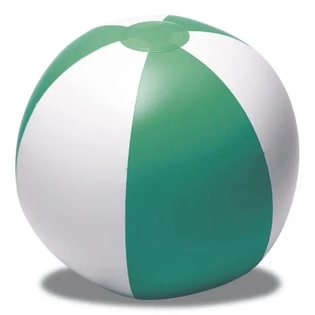 М'яч надувний пляжний d26 см Зеленый Белый 6765-05