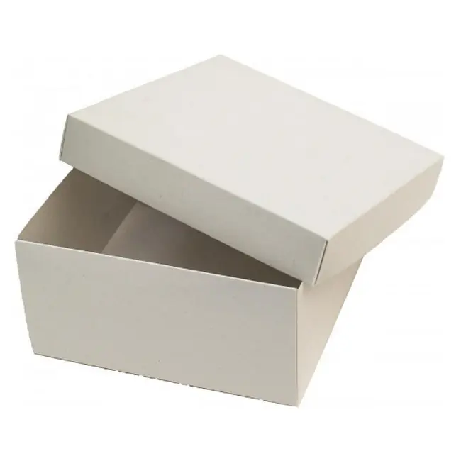 Коробка картонна Самозбірна 140х140х70 мм біла Белый 13856-01