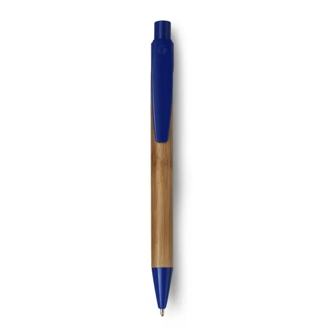 Ручка з бамбука Темно-синий Древесный 5013-02