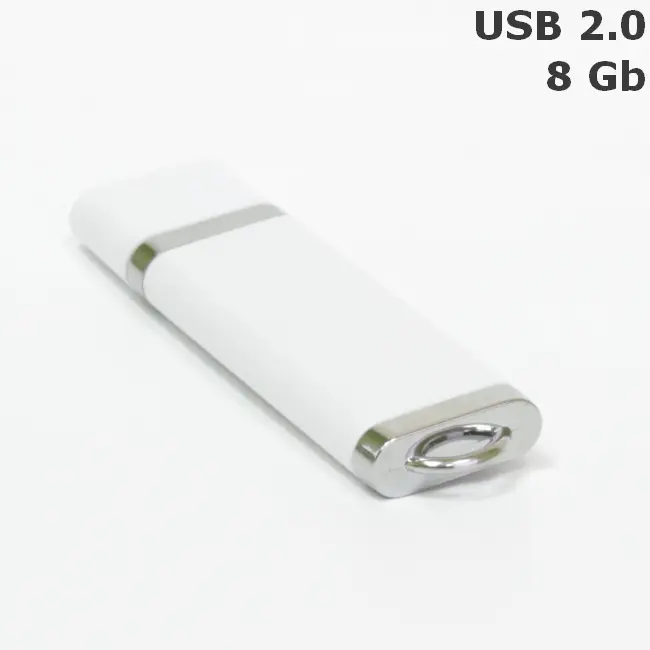 Флешка 'Lighter' 8 Gb USB 2.0 Белый Серебристый 3674-02