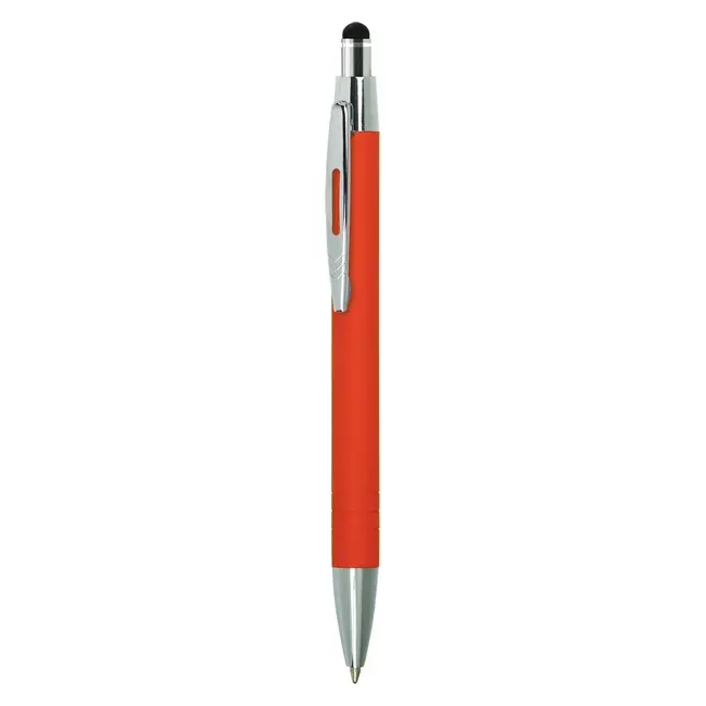 Ручка стилус металлическая 'VIVA PENS' 'LISS touch' Оранжевый Серебристый 8630-06