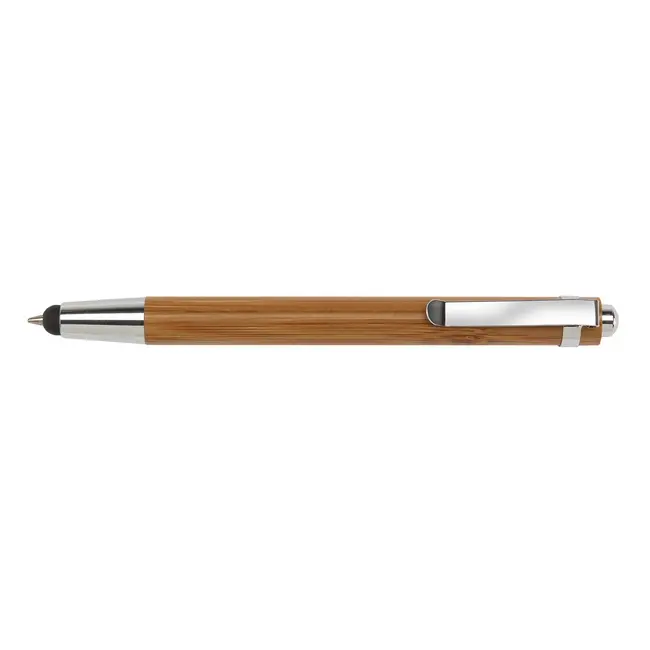 Ручка стилус деревянная Древесный Серебристый 3167-01