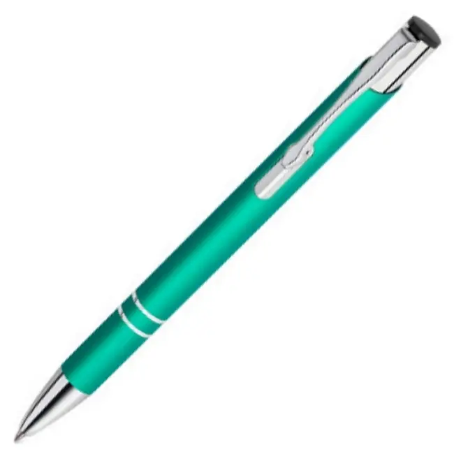 Ручка металлическая с насечками Серебристый Черный Зеленый 7079-13