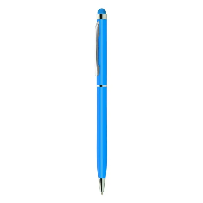 Ручка стилус металлическая 'VIVA PENS' 'KENO' Голубой Серебристый 11764-08