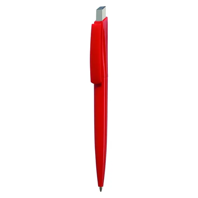 Ручка пластиковая 'VIVA PENS' 'GITO SOLID' Красный Серебристый 8618-03