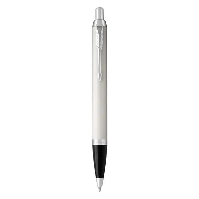Ручка шариковая 'Parker' IM 17 White CT BP Серебристый Белый Черный 10022-01