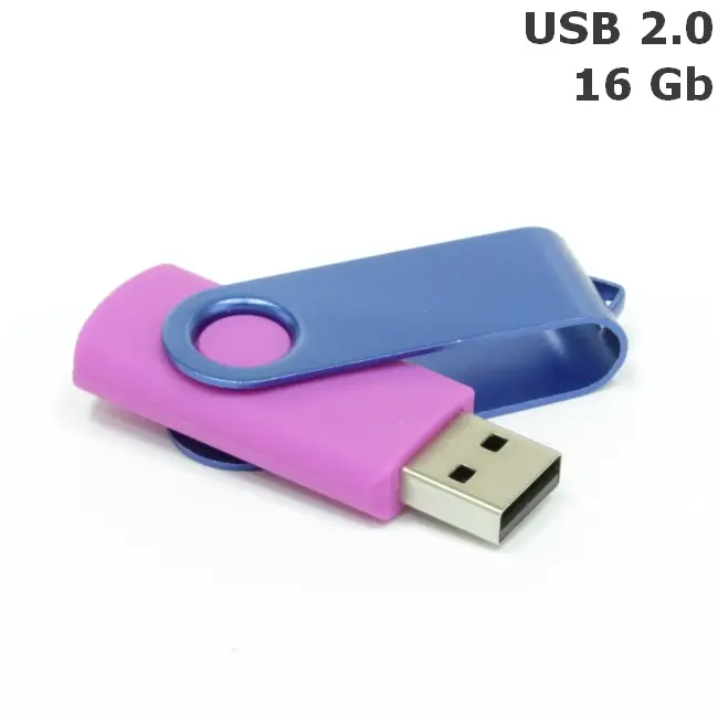 Флешка 'Twister' 16 Gb USB 2.0 Фиолетовый Синий 3675-41