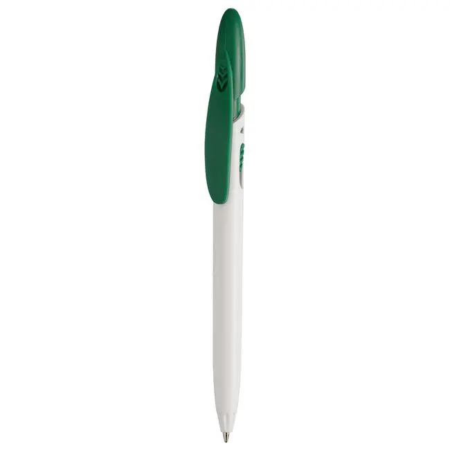 Ручка пластиковая Белый Зеленый 5653-03
