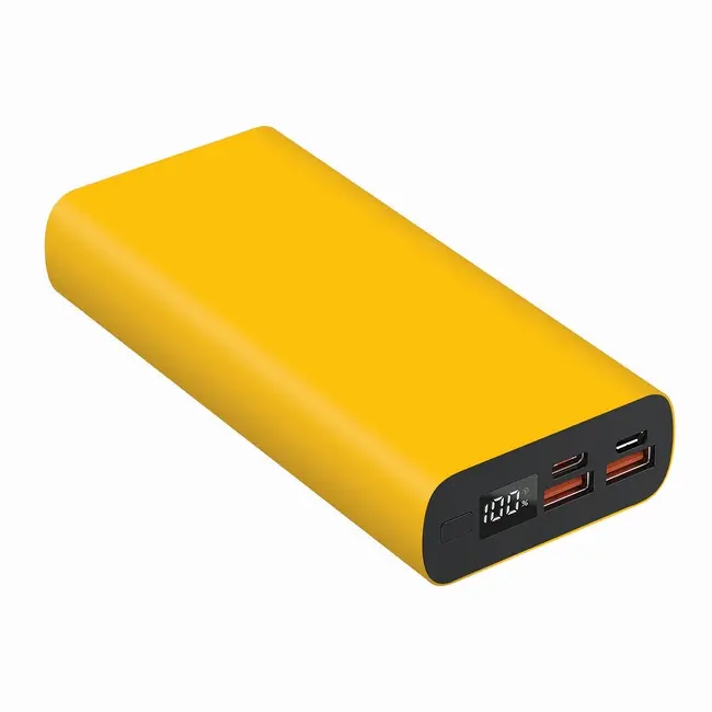 Универсальная мобильная батарея Powerbank 'Model B' 20000 mAh Черный Желтый 14758-21