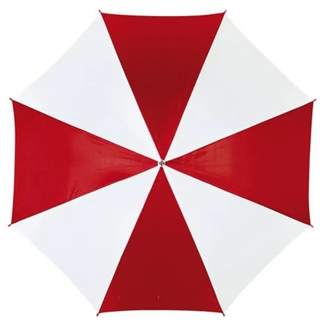 Зонт трость автоматический Красный Белый 5871-03