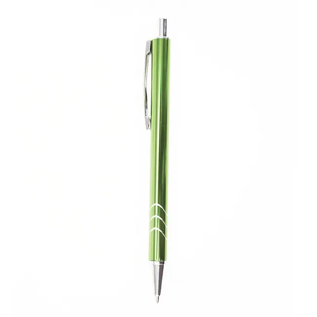 Ручка металлическая Серебристый Зеленый 12164-03