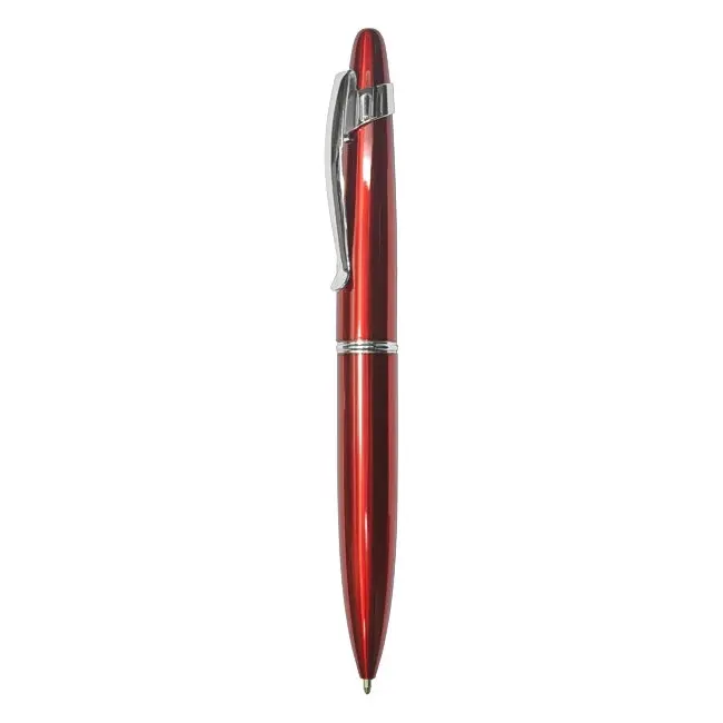 Ручка металева Красный Серебристый 3919-02
