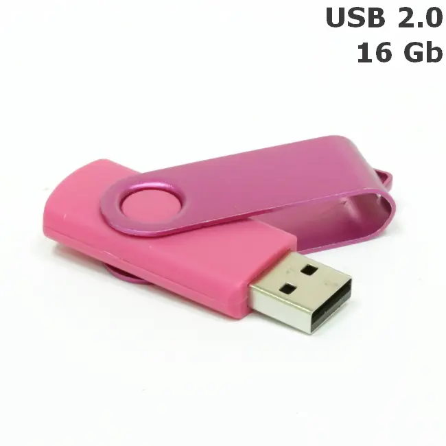 Флешка 'Twister' 16 Gb USB 2.0 Розовый 3675-27