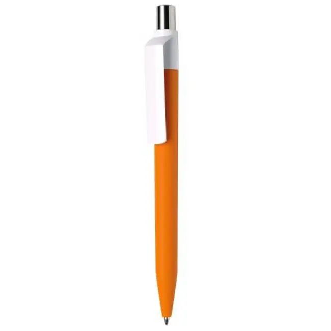 Ручка пластикова Soft touch Оранжевый Белый 14142-05