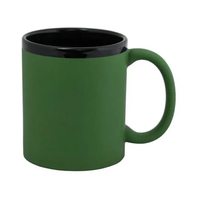 Кружка керамическая 'XENA' 340мл Зеленый Черный 15190-02