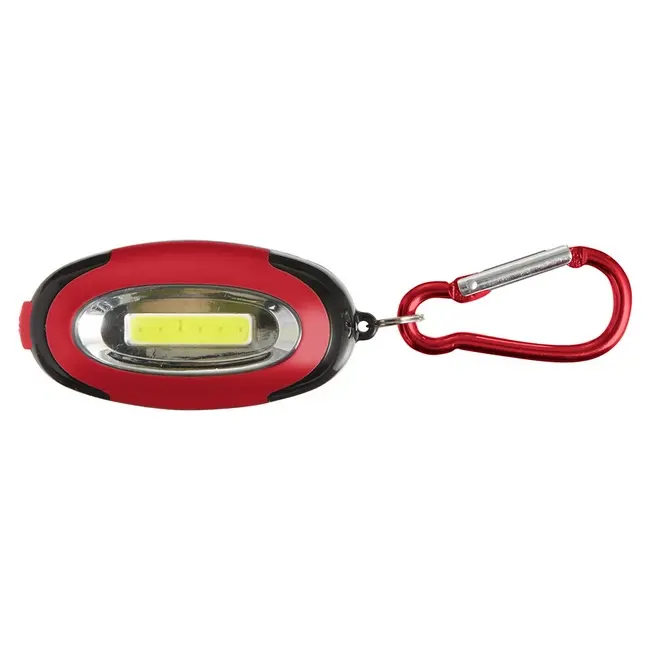 Брелок-фонарик LED Красный Серебристый Черный 13166-01
