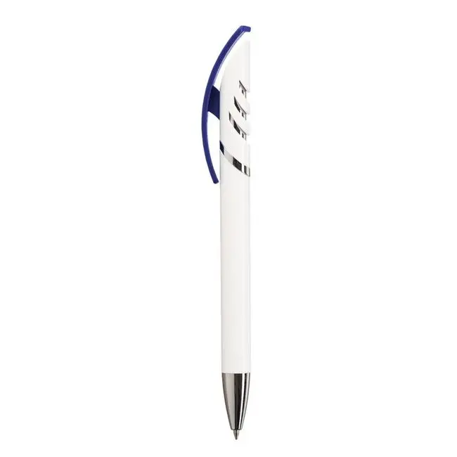 Ручка пластикова Синий Серебристый Белый 5665-07