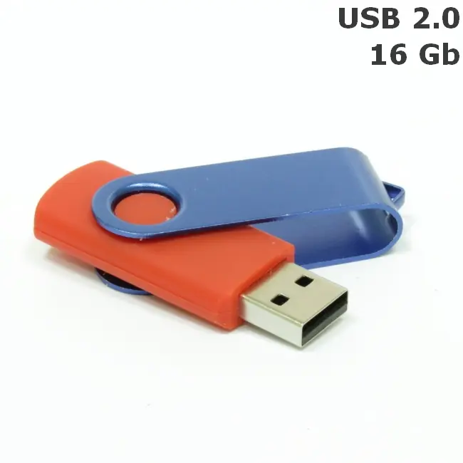 Флешка 'Twister' 16 Gb USB 2.0 Красный Синий 3675-26