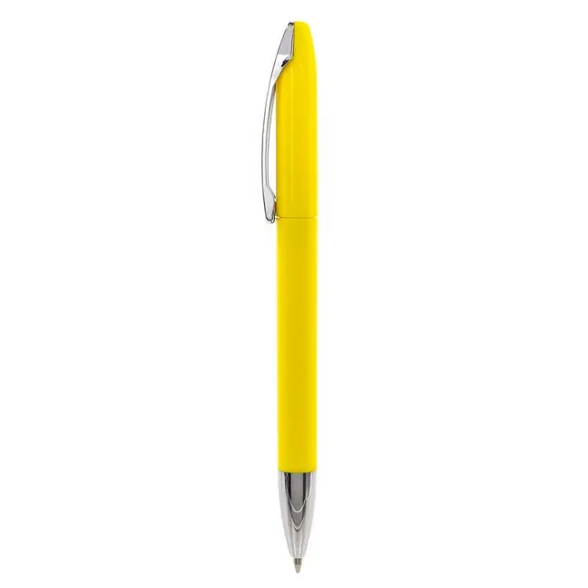 Ручка пластикова Серебристый Желтый 1885-04