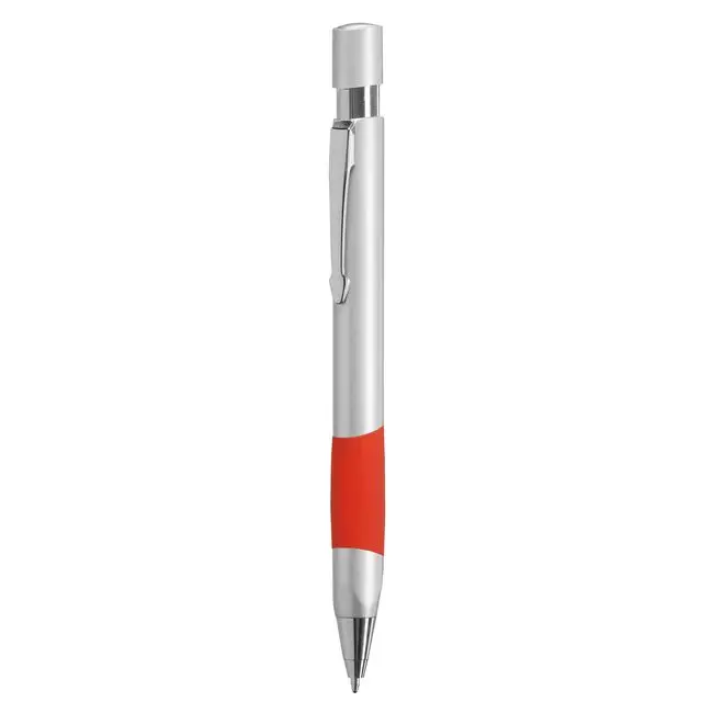 Ручка пластикова Красный Серебристый 5601-03