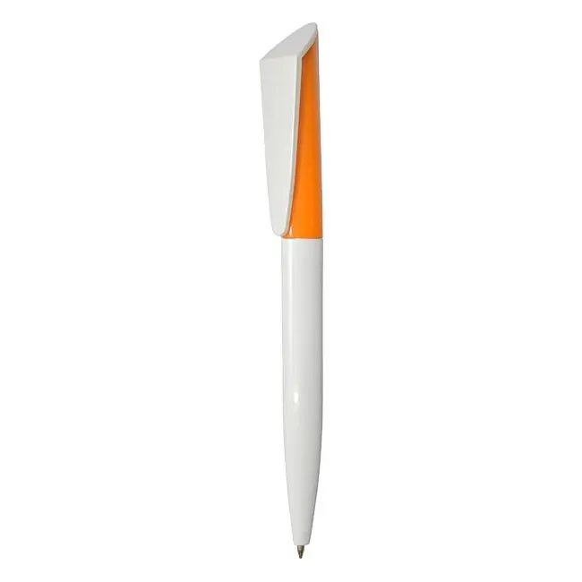 Ручка Uson пластикова Белый Оранжевый 3910-12