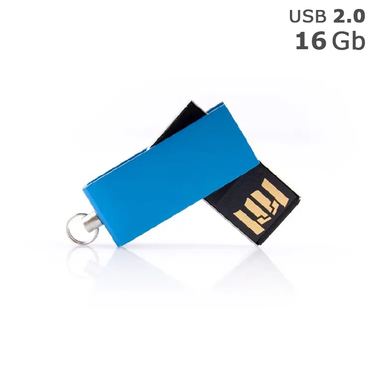 Флешка 'GoodRAM' 'CUBE' под логотип 16 Gb USB 2.0 голубая Синий 4487-07