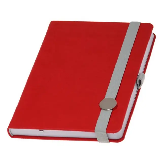 Записная книжка A5 'LanyBook' 'Туксон' в линейку Красный Серый 1308-05