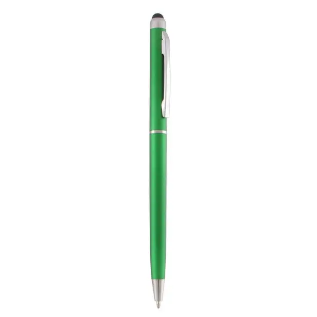 Ручка стилус пластиковая Серебристый Зеленый 3825-04