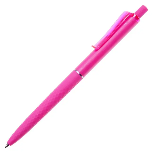 Ручка кулькова пластикова матова Розовый 8572-07