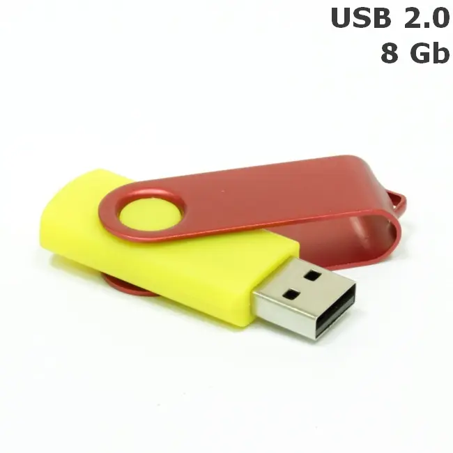 Флешка 'Twister' 8 Gb USB 2.0 Желтый Красный 3673-06