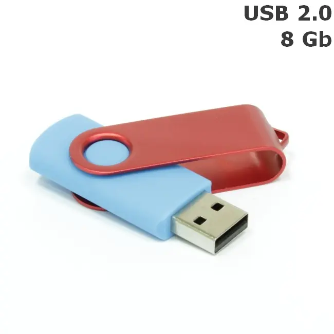 Флешка 'Twister' 8 Gb USB 2.0 Голубой Красный 3673-50