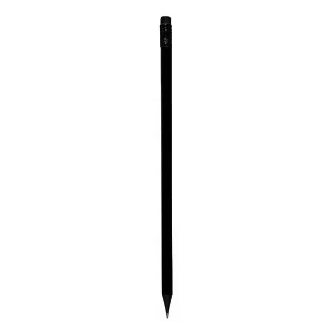 Олівець круглий з гумкою Черный 11859-01