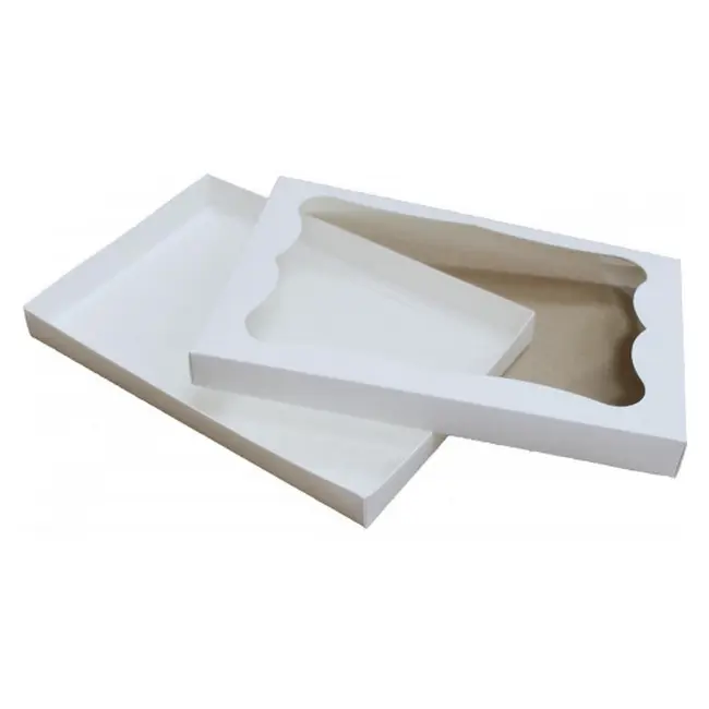Коробка картонна Самозбірна 300х200х30 мм біла Белый 13940-01
